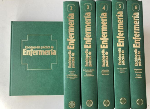 Portada do libro de Enciclopedia práctica de enfermería.