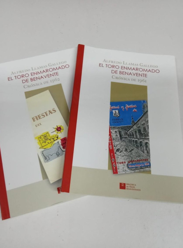 Portada do libro de El toro enmaromado de Benavente - Alfredo Llamas Gallego (B)