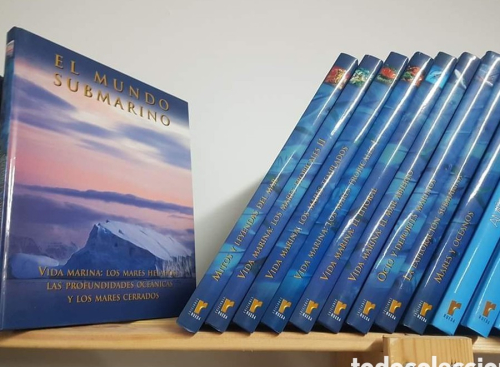 Portada do libro de El mundo submarino. 10 tomos.