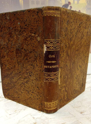 Portada do libro de Lecciones de metafísica y filosofía natural SEGUN TOMAS DE AQUINO - 1887 (C)