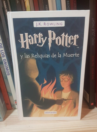 Portada do libro de J.K.ROWLING - HARRY POTTER Y LAS RELIQUIAS DE LA MUERTE - EDICIONES SALAMANDRA 1ª EDICIÓN 2008