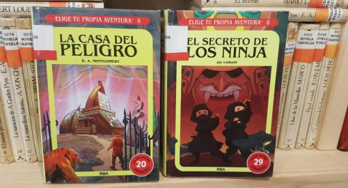 Portada do libro de Elige tu propia aventura. Números 6 y 8. RBA. T
