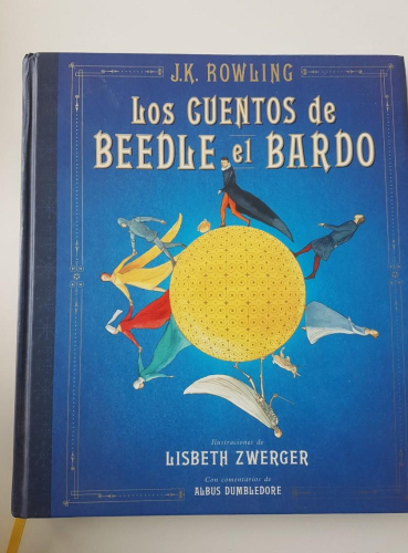 Portada do libro de Los cuentos de Beedle el bardo (Un libro de la biblioteca de Hogwarts [edición ilustrada])