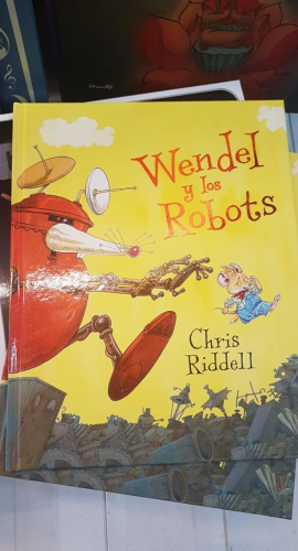 Portada do libro de WENDEL Y LOS ROBOTS RIDDELL, CHRIS
