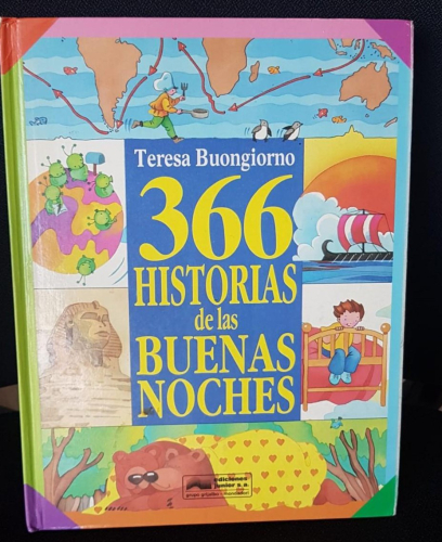 Portada do libro de TRESCIENTAS SESENTA Y SEIS HISTORIAS DE LAS BUENAS NOCHES. TERESA BUONGIORNO