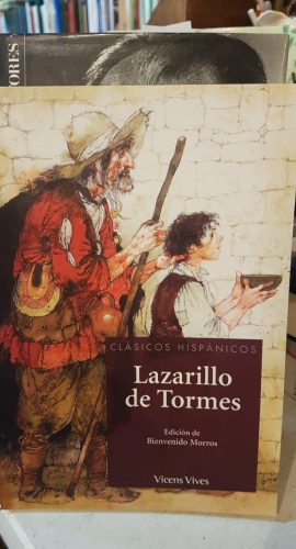 Portada do libro de LAZARILLO DE TORMES. ANÓNIMO (T)