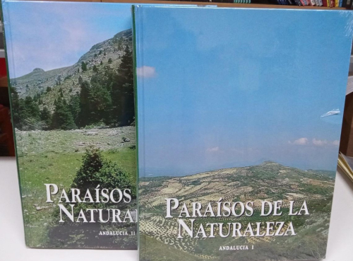 Portada do libro de Paraísos de la naturaleza. ANDALUCIA I Y II