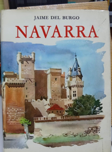 Portada do libro de JAIME DEL BURGO. NAVARRA (b)