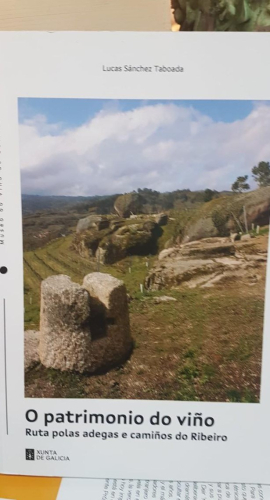 Portada do libro de O patrimonio do viño: Ruta polas adegas e camiños do Ribeiro (t)