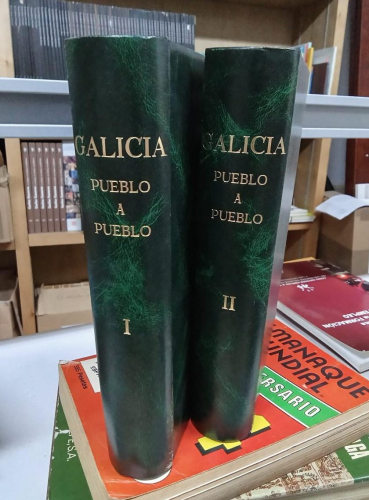 Portada do libro de Galicia Pueblo a Pueblo. (2 Tomos) (B)