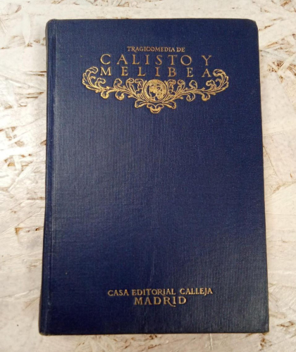 Portada do libro de LA CELESTINA. TRAGICOMEDIA DE CALISTO Y MELIBEA, FERNANDO DE ROJAS 