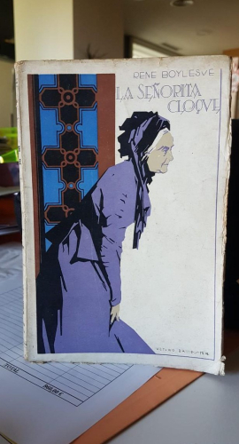 Portada do libro de LA SEÑORITA CLOOVE. BOYLESVE, René. Prometeo