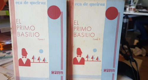 Portada do libro de EL PRIMO BASILIO EÇA DE QUEIROZ EDITORIAL MAUCCI TRADUCCIÓN DE VALLE-INCLÁN