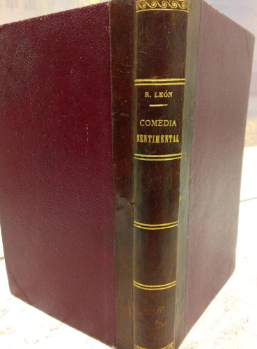 Portada do libro de COMEDIA SENTIMENTAL, RICARDO LEON - 1909 (C)