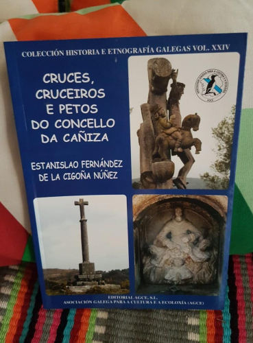 Portada do libro de CRUCES, CRUCEIROS E PETOS DO CONCELLO DA CAÑIZA