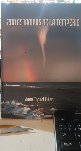 Portada do libro de 200 estampas de la temperie. José Miguel viñas. Meteorologia. L