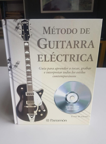 Portada do libro de MÉTODO DE GUITARRA ELÉCTRICA. Terry Burrows