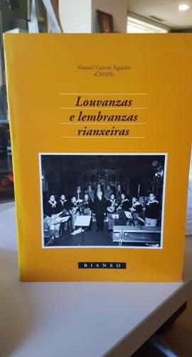 Portada do libro de Louvanzas e lembranzas rianxeiras