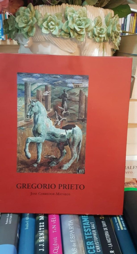 Portada do libro de Gregorio Prieto - José Corredor Matheos (T)