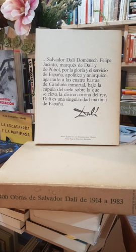 Portada do libro de 400 OBRAS DE SALVADOR DALI-1914-1983 COLECCIONISTAS (T)