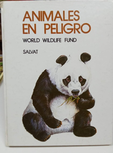 Portada do libro de ANIMALES EN PELIGRO -WORLD WILDLIFE FUND (T)