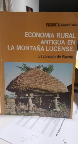 Portada do libro de Economía rural antigua en la montaña lucense: El concejo de Burón