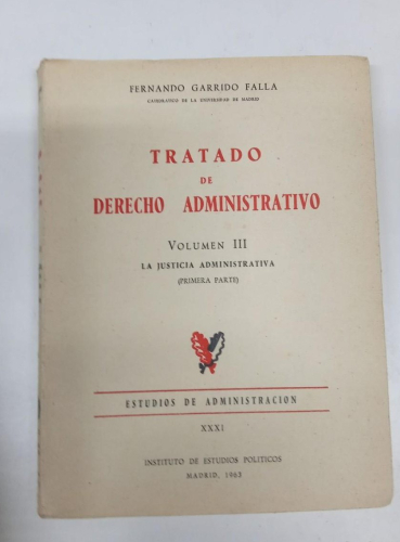 Portada do libro de Tratado de derecho administrativo (volumen III) (t)