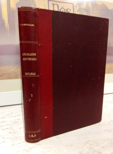 Portada do libro de LEGISLACIÓN HIPOTECARIA - CAMPUZANO