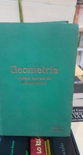 Portada do libro de GEOMETRIA CURSO SUPERIOR - EDICIONES BRUÑO (T)