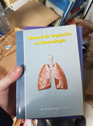 Portada do libro de Manual de urgencias en neumología. Luis M. Domínguez Juncal