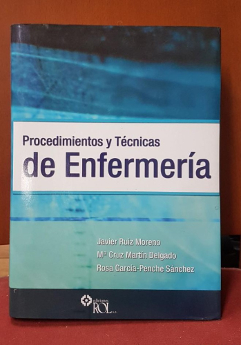 Portada do libro de Procedimientos y técnicas de enfermería