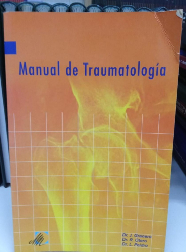 Portada do libro de Manual de traumatología (B)