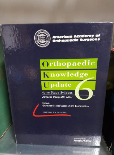 Portada do libro de Orthopaedic knowledge update 6. Español.