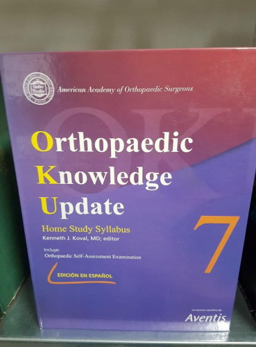 Portada do libro de Orthopaedic knowledge update 7. Español.