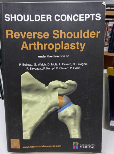 Portada do libro de reverse shoulder arthroplasty - Shoulder concepts (B)
