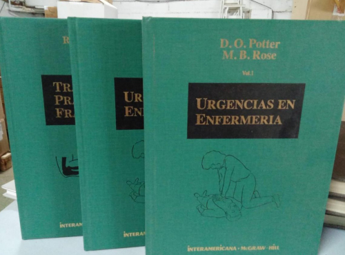 Portada do libro de Urgencias en enfermería - D.O. Potter, M.B. Rose (BC)