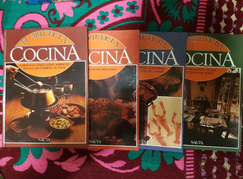 Portada do libro de EL ARTE DE LA COCINA - EDITORIAL NAUTA - 4 TOMOS