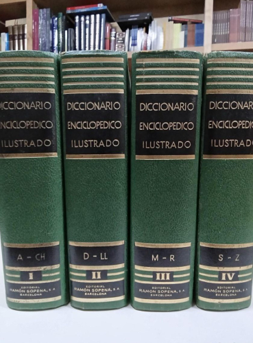 Portada do libro de DICCIONARIO ENCICLOPEDICO ILUSTRADO - SOPENA (B)