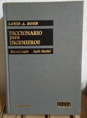 Portada do libro de Diccionario para ingenieros - Louis A Robb (B)