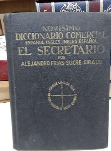 Portada do libro de NOVISIMO- DICCIONARIO COMERCIAL EL SECRETARIO - ESPAÑOL-INGLES, INGLES-ESPAÑOL (B)