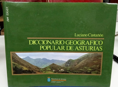 Portada do libro de Diccionario geográfico popular de Asturias - LUCIANO CASTAÑON (b)