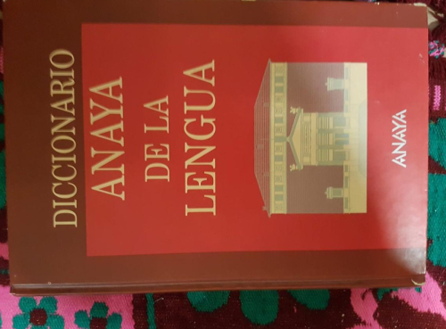 Portada do libro de Diccionario Anaya de la Lengua