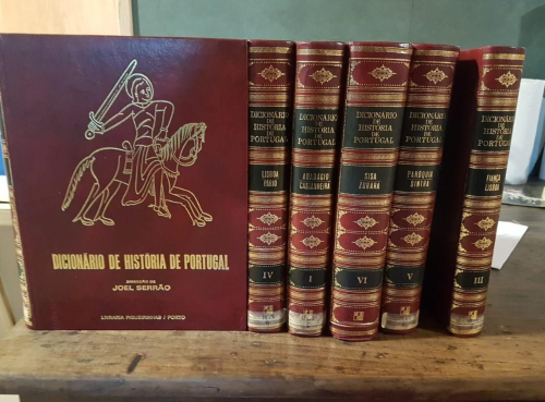 Portada do libro de SERRÃO. (Joel) - DICIONÁRIO DE HISTÓRIA DE PORTUGAL. [6 VOLS. - ED. 1990]