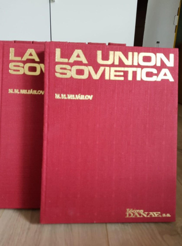 Portada do libro de ENCICLOPEDIA LA UNIÓN SOVIETICA - EDICIONES DANAE (C)