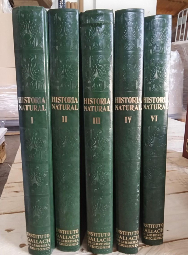 Portada do libro de Historia natural - Instituto Gallach (B)