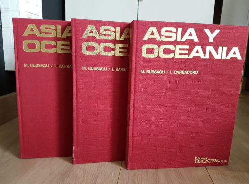 Portada do libro de ENCICLOPEDIA ASIA Y OCEANIA - EDICIONES DANAE (3 TOMOS) (c)
