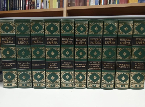Portada do libro de Enciclopedia Historia de España (10 Tomos) (B)