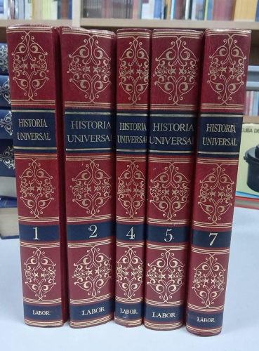 Portada do libro de Enciclopedia Historia Universal Labor (B) (5 tomos)