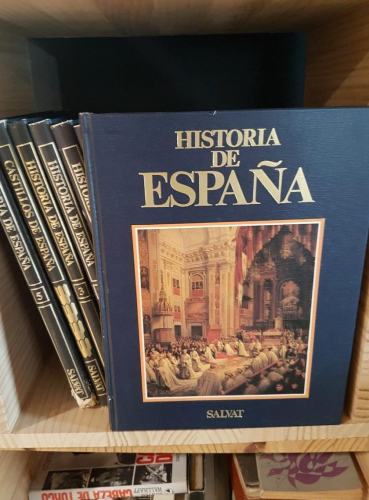 Portada do libro de Historia de España, Salvat ,12 tomos