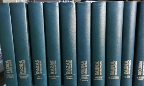 Portada do libro de HISTORIA NATURAL. FLORA ,FAUNA ,RAZAS ,GEOLOGIA